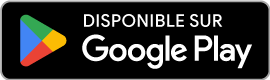 Badge de téléchargement google pour l'application Aniprev